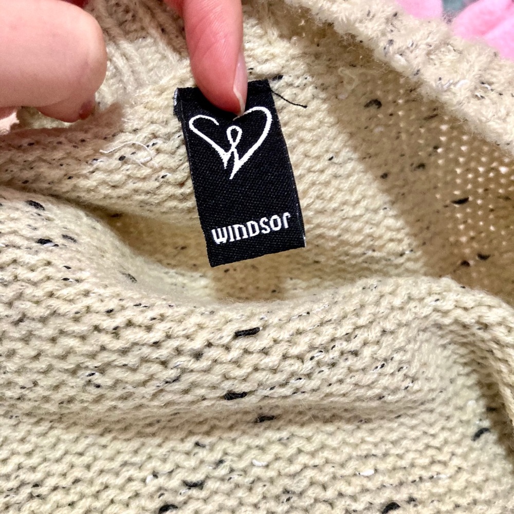Windsor || Oversized Knit Patterned Cardigan - image 4